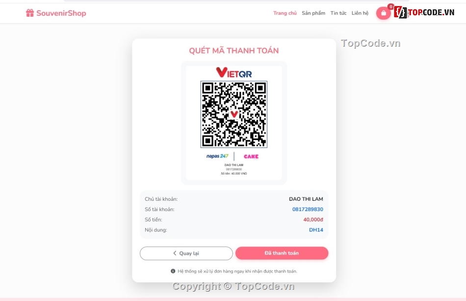 giao diện,mới nhất,bán đồ lưu niệm